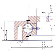 Torriani Flange Slewing Ring E. 505.20.00. C (Serie E. 20. C type)